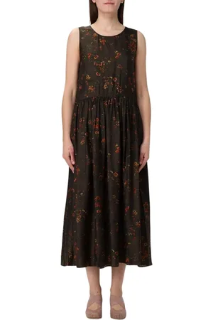 UMA WANG Klänning, Dam, S, Elegant Blommig Midi Klänning
