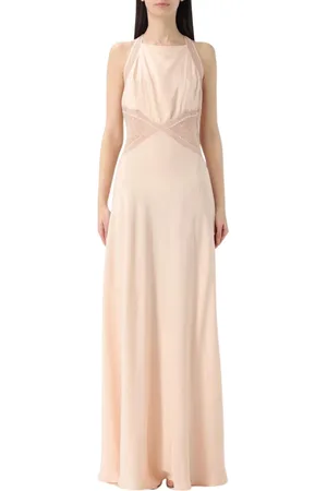 Twin-Set Klänning, Dam, M, Elegant Maxi Klänning