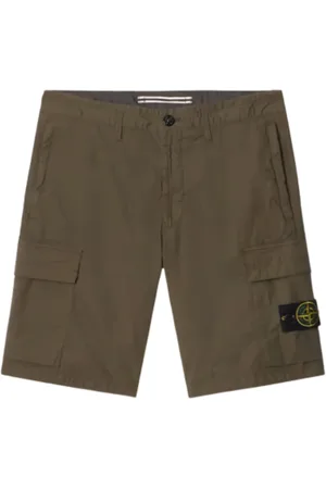 Stone Island Shorts, Herr, W36, Bomull, Stretch Bomull Tela Fallskärm Bermuda