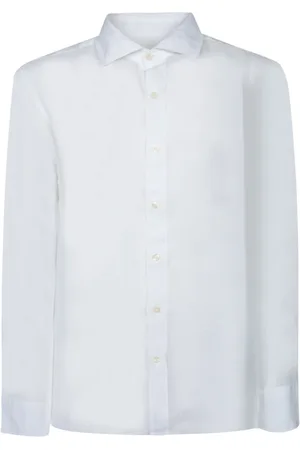120% Lino Skjorta, Herr, L, Linne, Slim Fit Linneskjorta