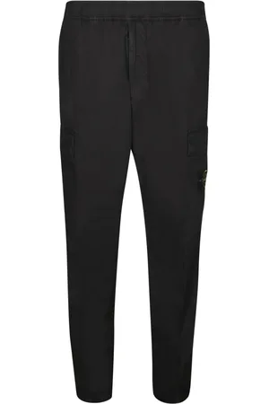 Stone Island Byxor, Herr, W33, Svarta Fallskärmslastbyxor