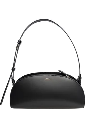 A.P.C. Väska, Dam, ONE Size, Läder, Half-Moon Baguette Crossbody Väska
