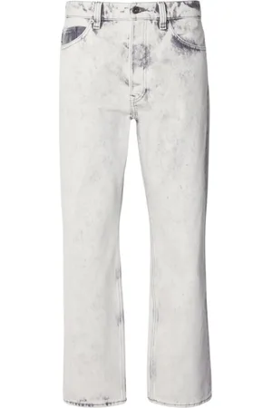 HUGO BOSS Jeans, Herr, W30, Bomull, Tvättade bomulls herrjeans med logotyp