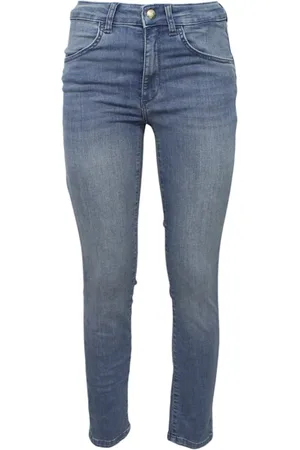 Liu Jo Jeans, Dam, W30, Bomull, Bomullsjeans med Logga Bak