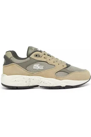 Lacoste Skor, Herr, 40 EU, Läder, Vintage Suede Trainers - Khaki