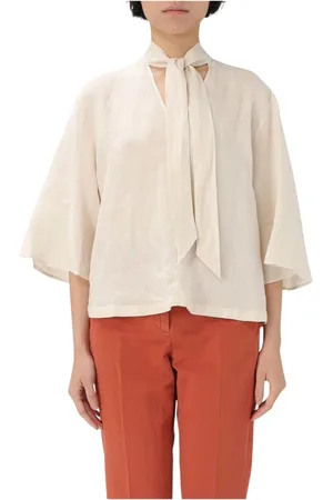 SLOWEAR Blusar & Skjortor , Dam, S, Elegant Krämjacka med Revers