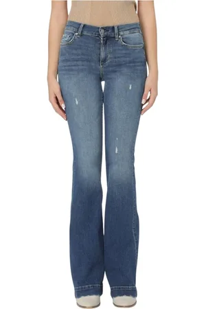 Liu Jo Jeans, Dam, W29, Denim, Klassiska Flared Denim Jeans