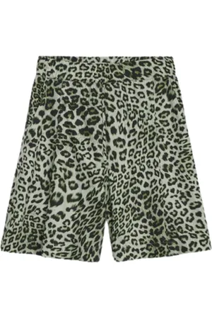 A PAPER KID Shorts, Herr, S, Bomull, Animal Print Bermuda Shorts