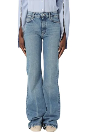 Stella McCartney Jeans, Dam, W28, Bomull, Wide Leg Bomullsjeans