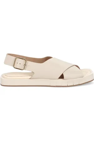 Paloma Barceló Skor, Dam, 40 EU, Läder, Ivory Dam Sandal för Ss25