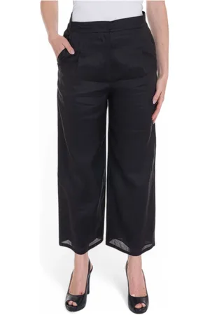 Max Mara Byxor, Dam, M, Mjuka Breda Ben Byxor