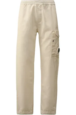 C.P. Company Byxor, Herr, XL, Bomull, Cargo Gauze White Lösbyxor