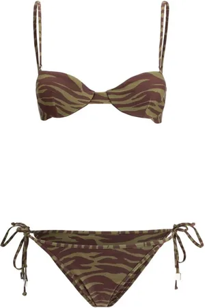 The Attico Badkläder, Dam, M, Djurmönstrad Bikini Baddräkt