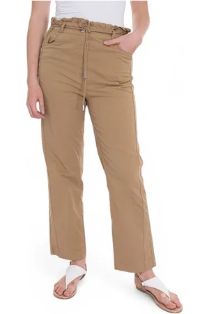 HUGO BOSS Byxor, Dam, S, Bomull, Mjuka Elastiska Midjbyxor