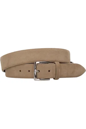 Orciani Accessoarer, Herr, 105 CM, Mocka, Mockaskärp med Silver Spänne