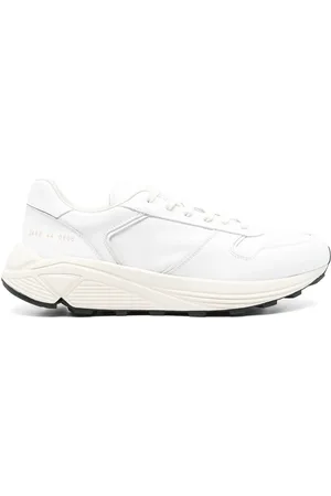 COMMON PROJECTS Skor, Herr, 45 EU, Vita Snörskor Platta Gummisula