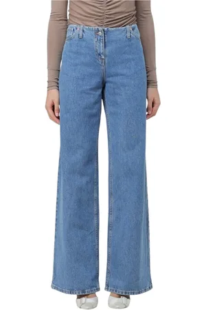 MAGDA BUTRYM Jeans, Dam, S, Bomull, Klassiska Blå Wide Leg Jeans