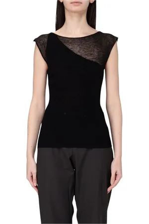Paloma Wool Topp, Dam, L, Svart Square Neckline Top