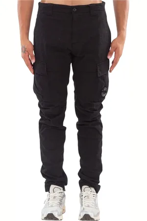C.P. Company Byxor, Herr, S, Bomull, Double Cargo Pants i stretchsatin
