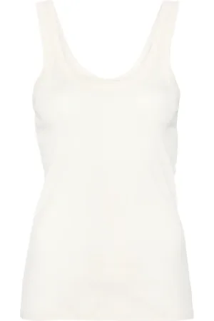 LEMAIRE Topp, Dam, L, Lemon Glaze Rib Ärmlös Topp