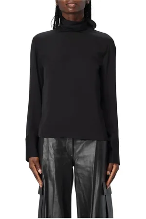 THEORY Blusar & Skjortor , Dam, L, Elegant Silke Elfenbensblus