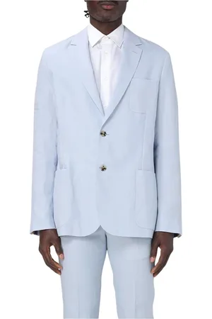 Paul Smith Jacka, Herr, 2Xl, Linne, Beige Linne Kostym Blazer