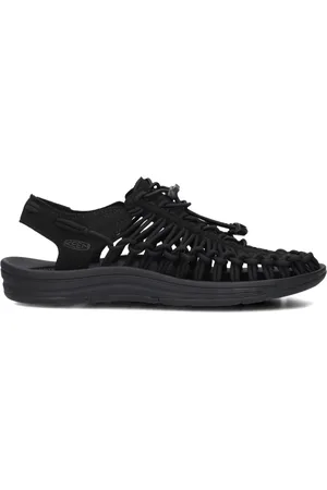 Keen Skor, Dam, 38 1/2 EU, Bekväma svarta sandaler för kvinnor