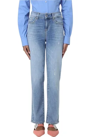 Liu Jo Jeans, Dam, W28, Denim, Premium Denim Straight Leg Jeans