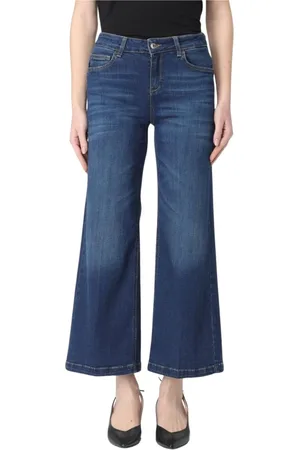 Liu Jo Jeans, Dam, W27, Bomull, Stiliga High Waist Wide Leg Jeans