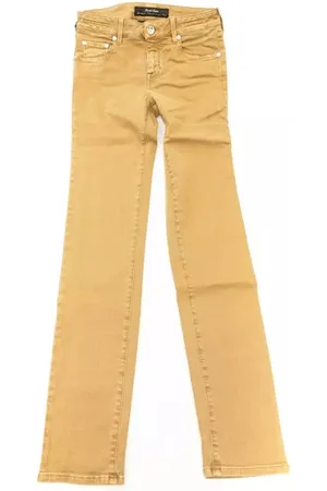 Jacob Cohen Jeans, Dam, W27, Bomull, Vintage-inspirerade Beige Damjeans