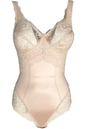 Lisanza Underkläder, Dam, L, Sömlös Body Shaper med Spets
