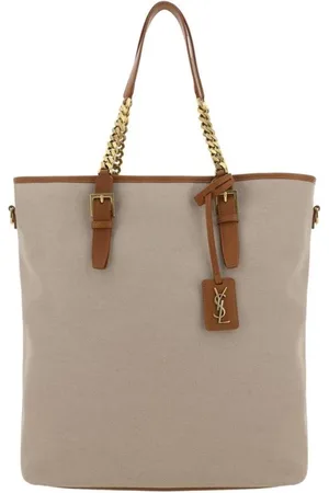 Saint Laurent Väska, Dam, ONE Size, Läder, Elegant Tyg Axelväska med Kedja Remmar