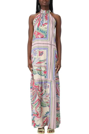 Liu Jo Klänning, Dam, M, Paisley Halter Maxi Klänning
