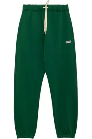 Autry Byxor, Herr, L, Bomull, Gröna Jerseyjoggingbyxor Medaliststil