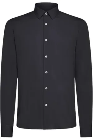 RRD Skjorta, Herr, M, Slim Fit Blå Svart Oxford Skjorta