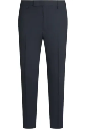 PT Torino Byxor, Herr, 2Xl, Denim, Marinblå Tropiska Ullbyxor
