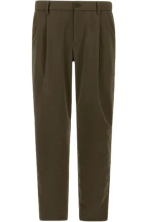 HERNO Byxor, Herr, S, Grön Seer-Crease Teknisk Stretchbyxa