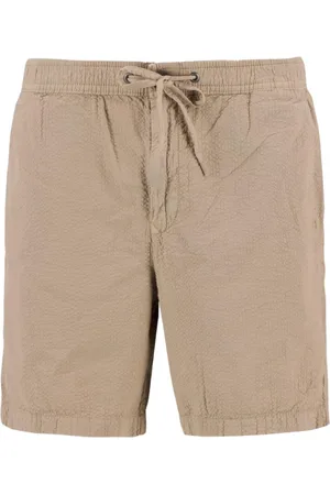 Barbour Shorts, Herr, S, Bomull, Avslappnad Seersucker Shorts i Tvättad Sten