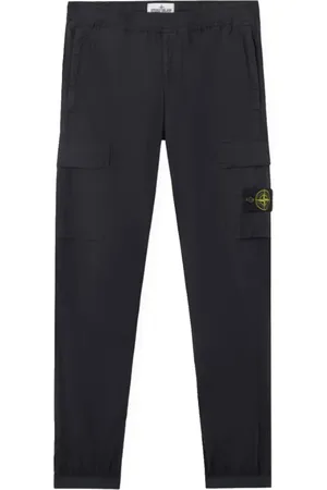 Stone Island Byxor, Herr, W34, Bomull, Cargo Stretch Bomullsbyxor Blå