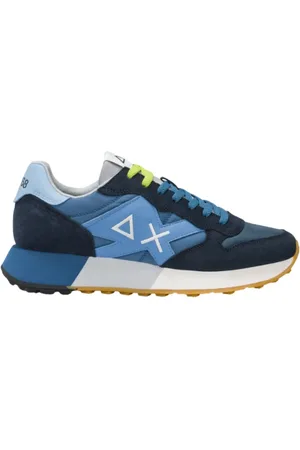 sun68 Skor, Herr, 43 EU, Läder, Bicolor Sneakers Navy /Avio Scuro