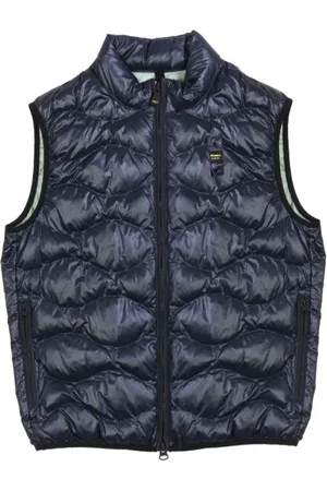 Blauer Jacka, Herr, L, Polyester, Vadderad Väst Polyester Vågor