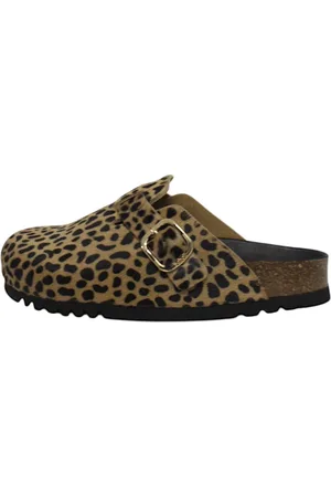 Scholl Skor, Dam, 36 EU, Mocka, Djurtryck Mocka Platta Skor