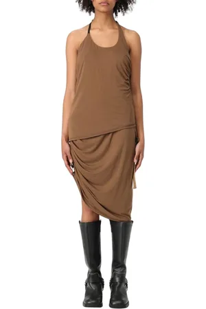 Helmut Lang Klänning, Dam, S, Elegant Halterneck Midi Klänning