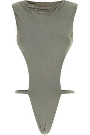 Entire Studios Topp, Dam, L, Stretch Viscose Valve Bodysuit