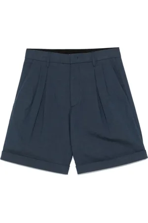 Dondup Shorts, Herr, W33, Blå Byxor med Dold Dragkedja