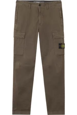 Stone Island Byxor, Herr, W31, Bomull, Cargobyxor Broken Twill Bomull