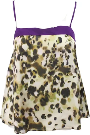 Liu Jo Topp, Dam, XS, Polyester, Fyrkantig hals polyester topp djurtryck