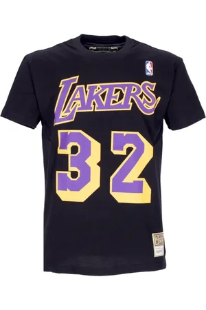 Mitchell & Ness Topp, Herr, S, Bomull, Magic Johnson NBA Tee Svart