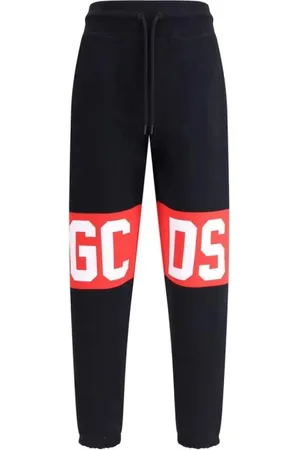 GCDS Byxor, Herr, M, Logo Sweatpants med Justerbar Midjeband