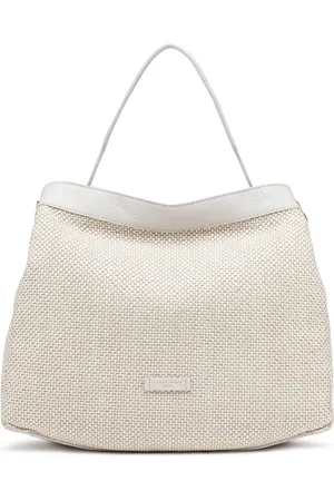 Gianni chiarini Väska, Dam, ONE Size, Strå Crossbody Väska Ivory Ottavia Linje